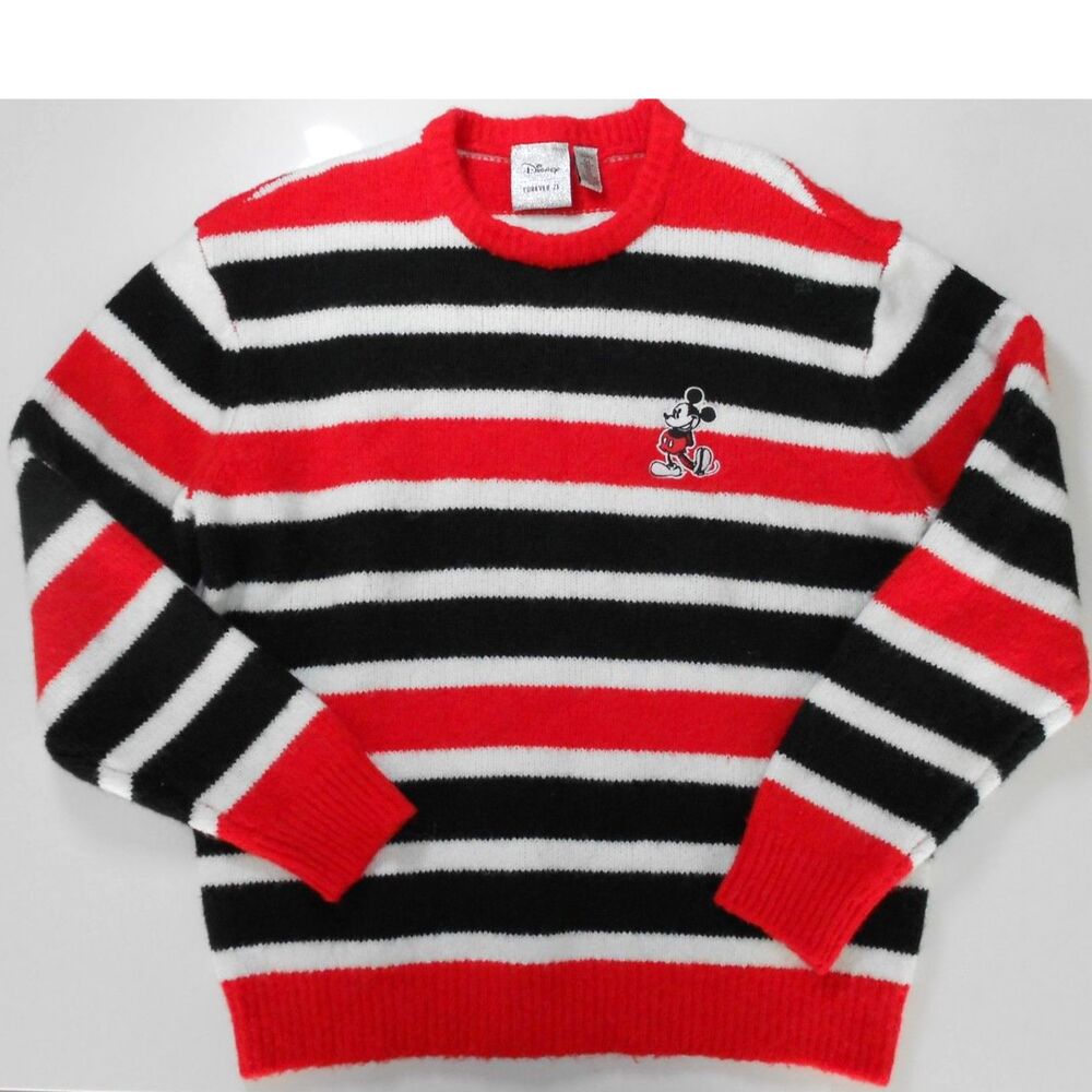 Forever21 Disney Black/Red Stripes Men's Size S